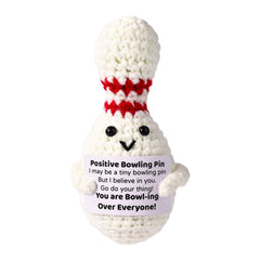 TOYMIS crochet bowling ball plush for cozy play and decor