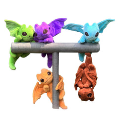 Toynami Miyo 7-inch pink dragon plush perfect for travel and bedtime