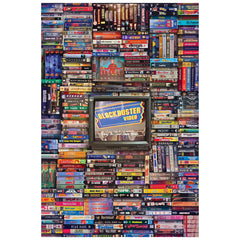 Toynk Blockbuster Era puzzle features nostalgic imagery for a retro-themed game night.