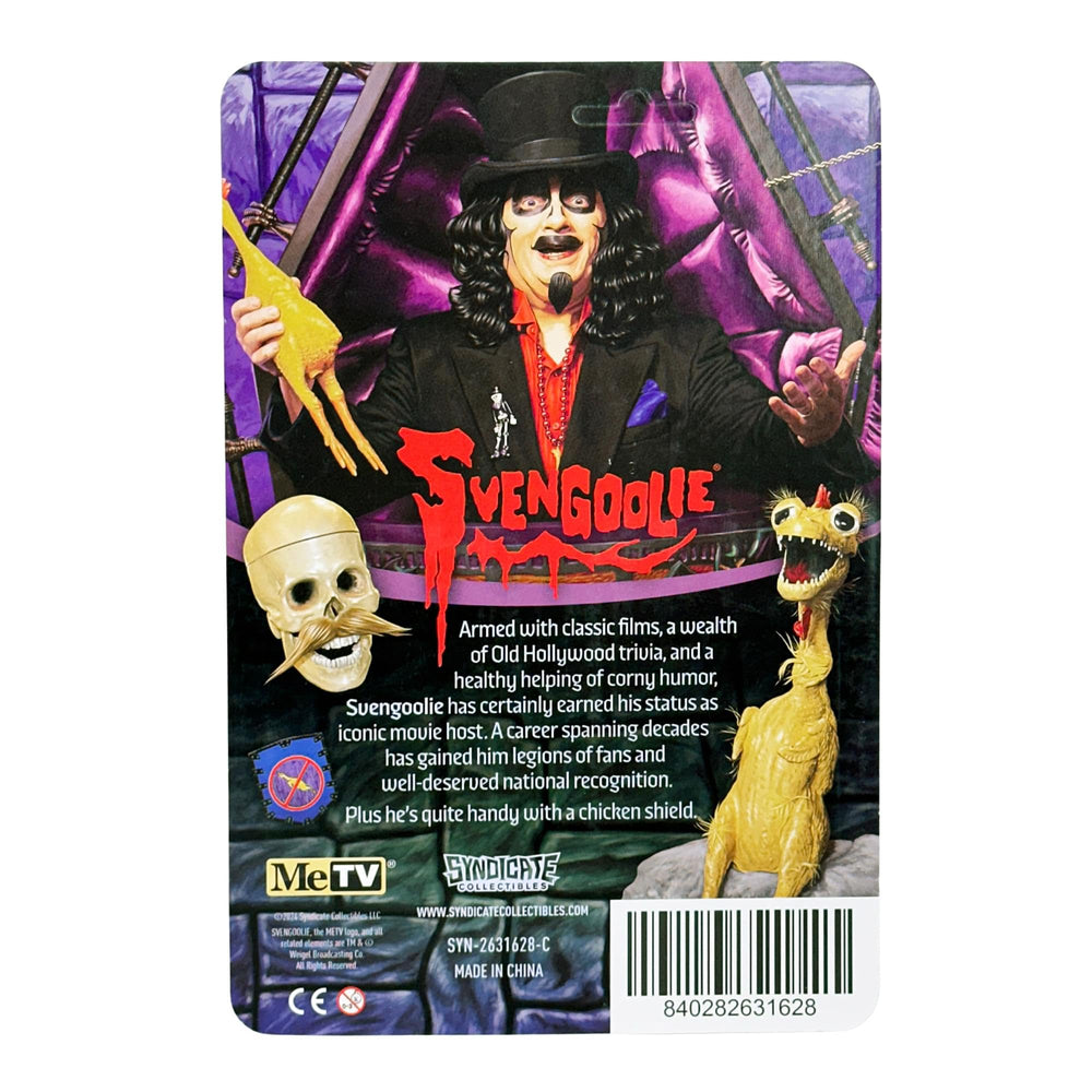 Officially licensed Svengoolie collectible for fans 15 and older.