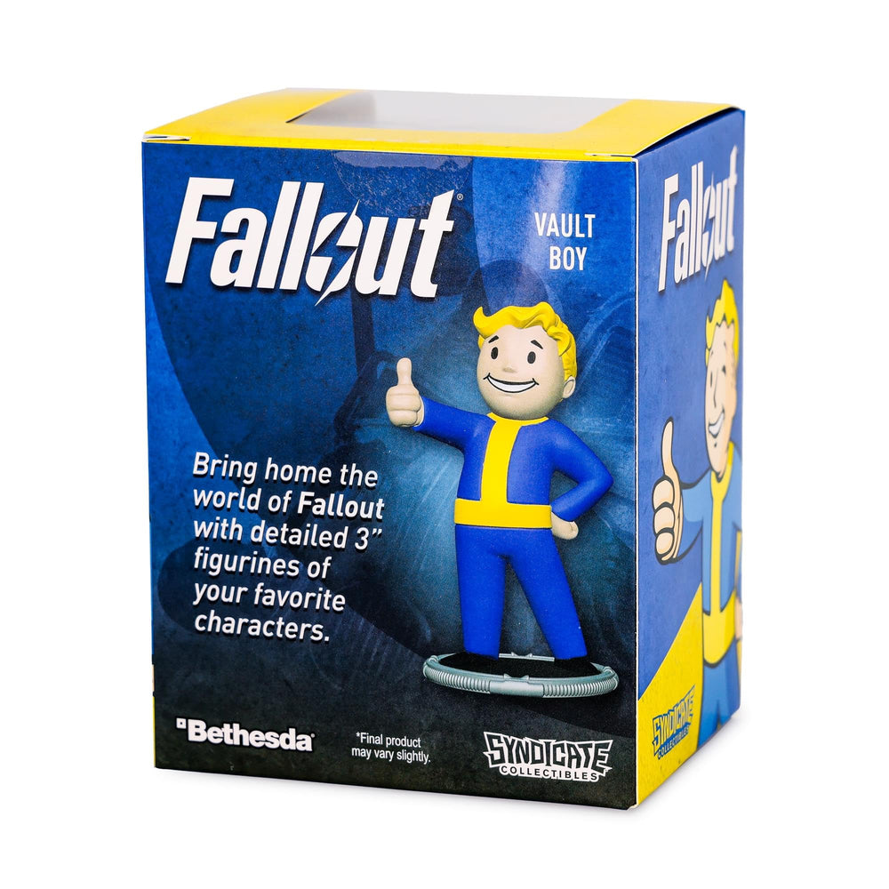 3-inch Vault Boy radiates optimism, a whisper of Vault-Tec style.
