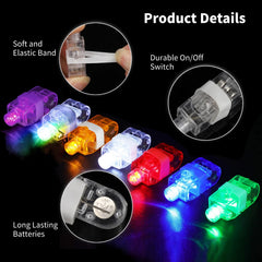 Toyoget LED finger light green color for lively vibes