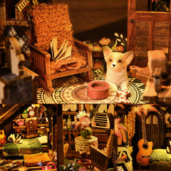 TOYQI Book Nook bookshelf decor transforms a shelf or desk with charming detail.