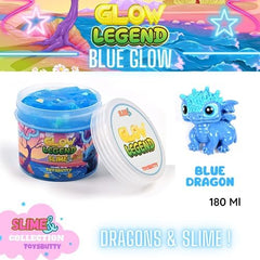 ToysButty FINOCLAY glow slime accessories with flowers and glitter