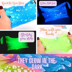 ToysButty FINOCLAY silver metallic mix-ins for slime shine