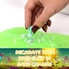 ToysButty FINOCLAY blue dragon charm for the blue glow slime
