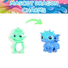 ToysButty FINOCLAY green dragon charm for the green glow slime