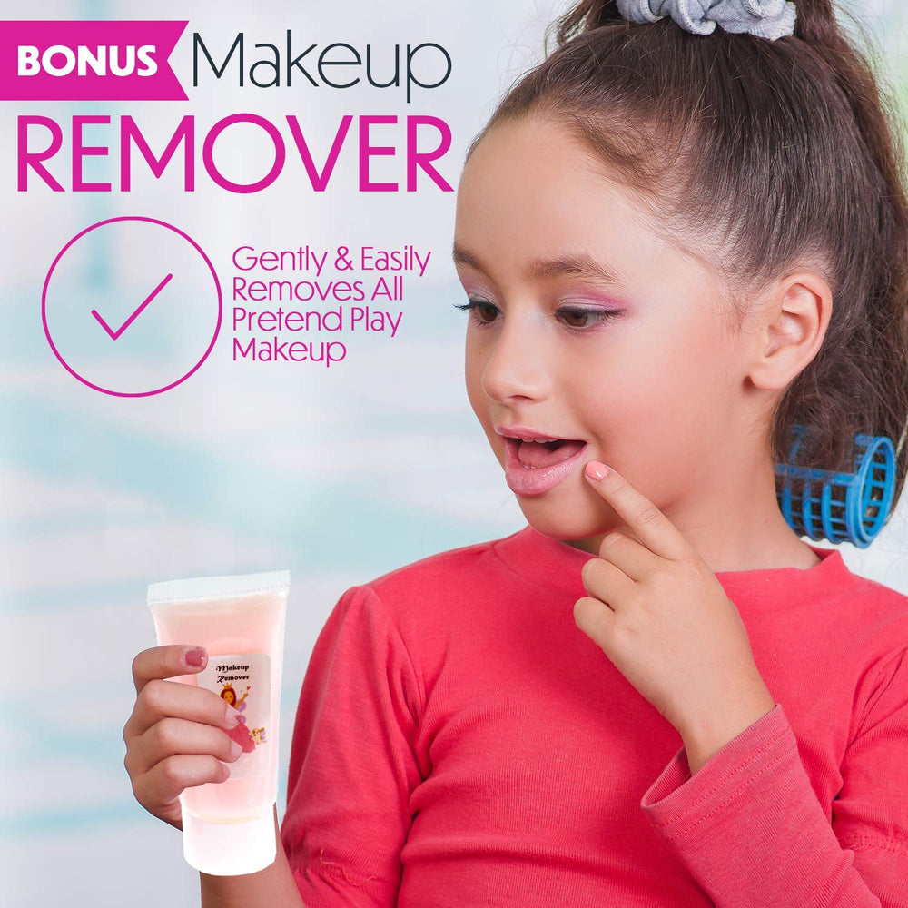 Toysical Princess makeup kit lipstick with kid-friendly glossy color.