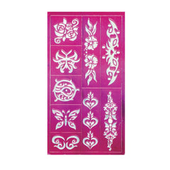 Toysmith Ink-a-Do stencil designs offer creative templates for kids' tattoo ideas