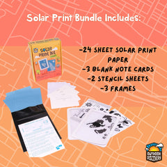Toysmith solar print stencils and frames ready for creative kids' crafts