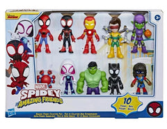 Toys+ Spidey Ghost-Spider Miles Morales figures in dynamic poses for creative storytelling.