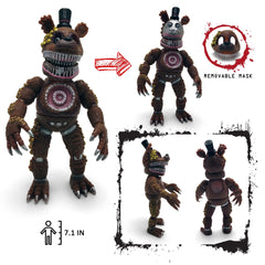 Toysvill Freddy action figure with mask ideal for shelf decor