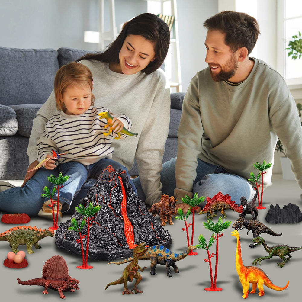 TOYSXYIN volcano top lights and mist create dramatic eruptions