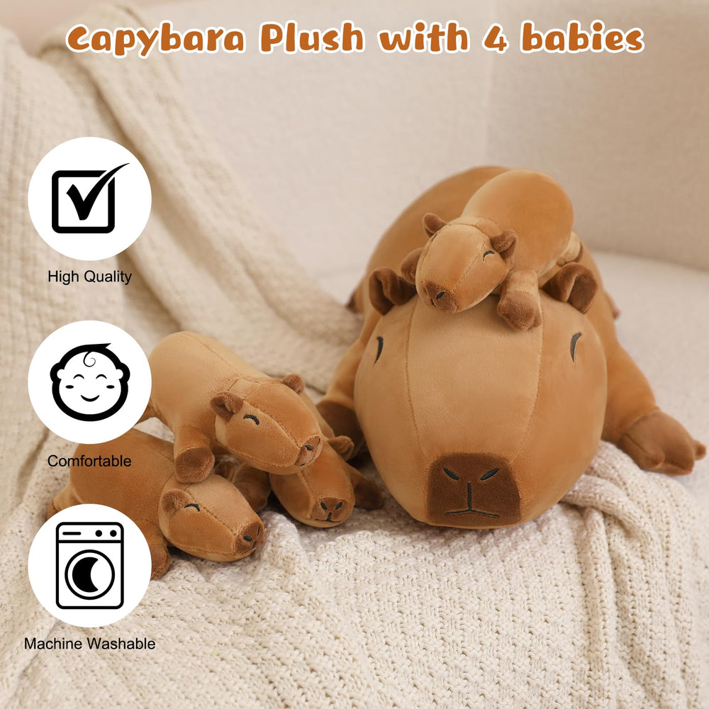 TOYSYM Capybara plush bedroom decor for a warm vibe.
