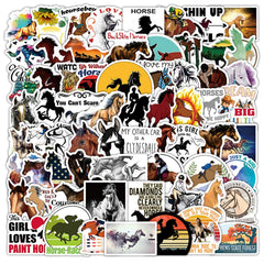 ToytoTou horse stickers pack for versatile personalization on gear