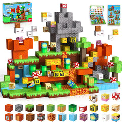 ToyUnited magnetic blocks 150-piece set in a carry bag for safe, creative play.