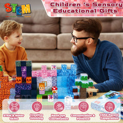 ToyUnited Magnetic Blocks enable group building and collaborative play.