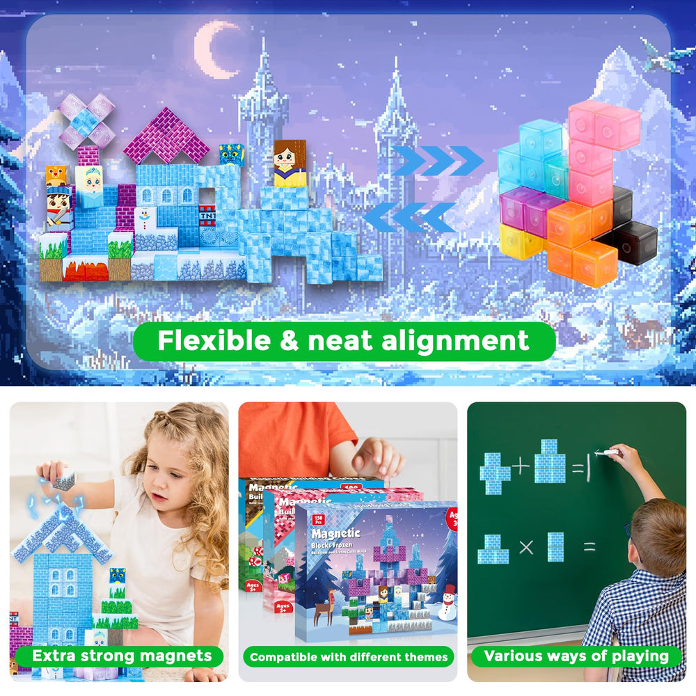 ToyUnited magnetic blocks enable creative structures for group activities.
