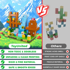 ToyUnited magnetic blocks hand-eye coordination demo showing easy connection for unlimited structures.