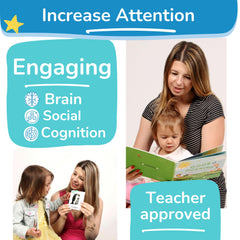Toyventive flash cards set B supports language development and memory.