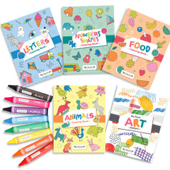 TOYVENTIVE ergonomic crayons ensure easy grip during travel or daily practice