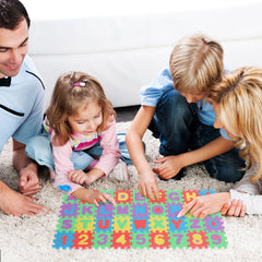 Toyvian alphabet and numbers pieces for hands-on learning