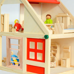 Toyvian lightweight mini window is easy to place and secure in dollhouses.