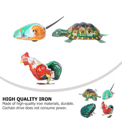 Toyvian party display windup set, charming decor for events and shelves