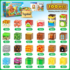 Toyvimo UV patterned blocks enhance color patterns and visual learning