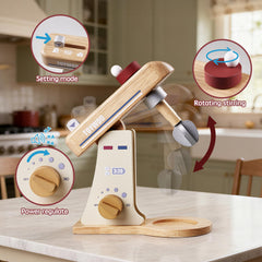 Toywoo mixer with whisk head for realistic stirring play