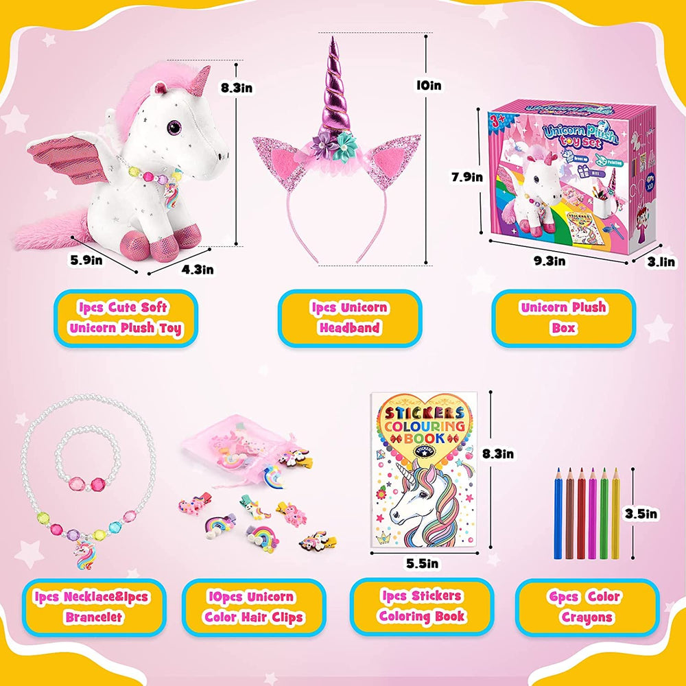 Toyze unicorn glitter necklace for imaginative fashion moments