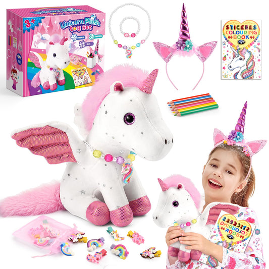 Toyze unicorn soft plush for comforting bedtime snuggles
