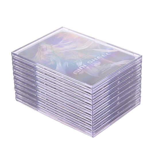 Tpoael clear acrylic card sleeve top loader protects and displays cards