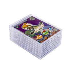 Tpoael sports card protector doubles as a display option