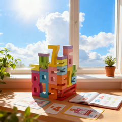 TPwsd practical math toy for 1-10 number recognition and sequencing