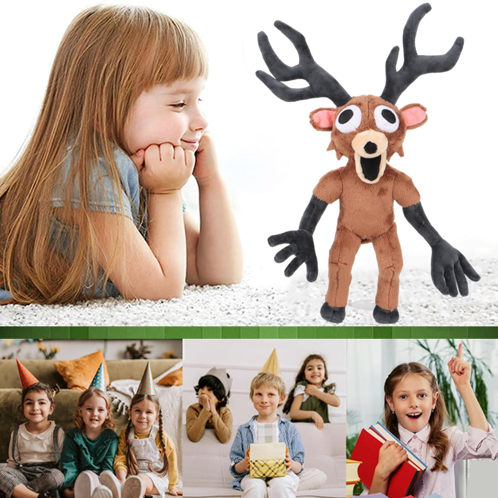 TQJOUJOU 99-Nights forest deer plush with detailed stitching for durability