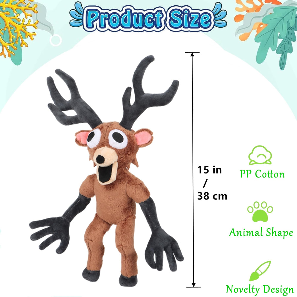 TQJOUJOU 99-Nights forest deer plush side view perfect for shelf styling