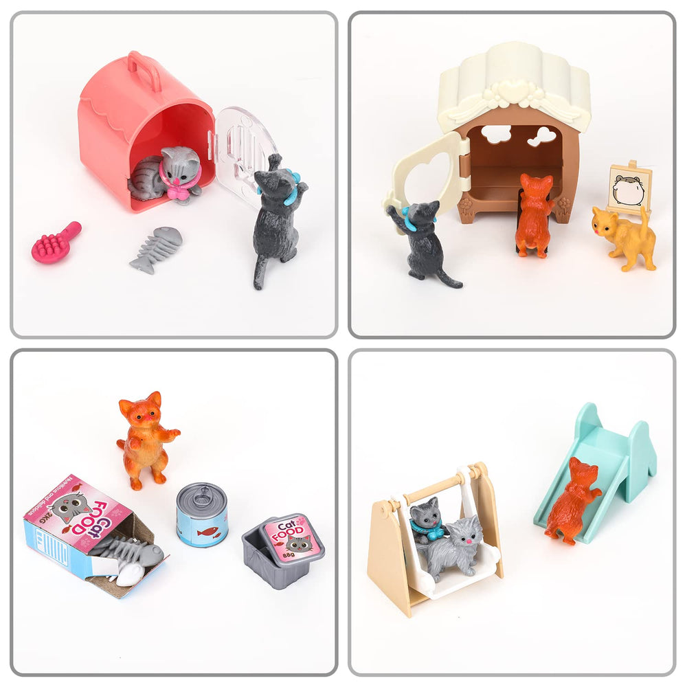 TQQFUN cat playset makes a thoughtful birthday gift for kids