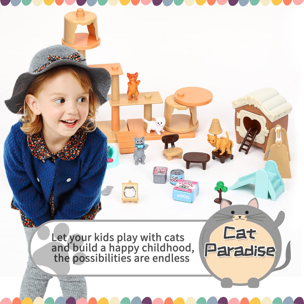 TQQFUN pet care center accessories for creative role-play and organization