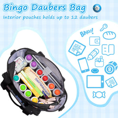 Trahzia Bingo Bag side and flap pockets for water bottle and essentials