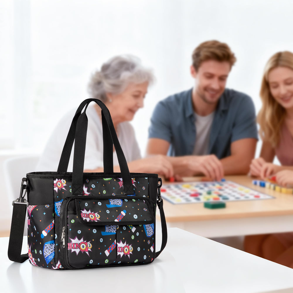 Trahzia Bingo Bag tablet sleeve protecting a 12.9 inch device on the go