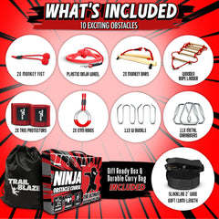 Trailblaze Ninja gym rings for versatile climbing routines