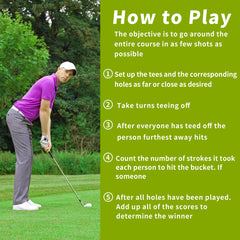 TrailMlix golf bucket flag highlights each hole for clear play.