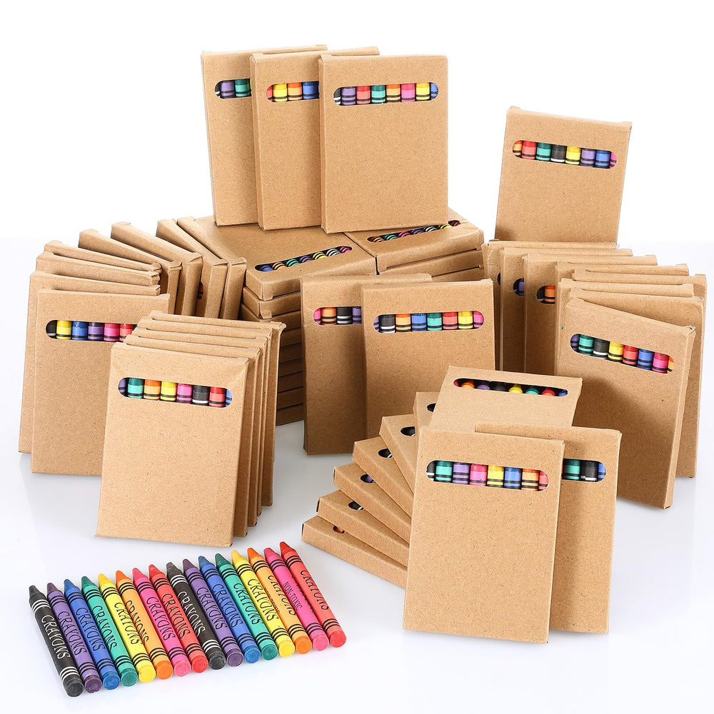 Trandraft 6-pack crayon bulk group shot for classroom art projects