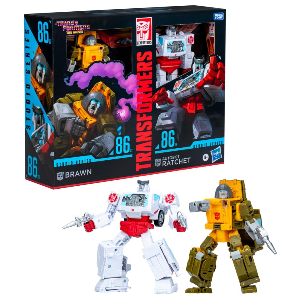 Transformers 86-27 Brawn in robot mode with articulation for dynamic display