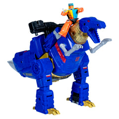 Grimlock in dinosaur mode ready for dynamic battles and display.
