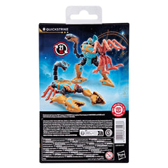 Transformers Quickstrike snake head tail detail enables dynamic poses.