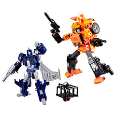 Transformers Age of the Primes Sandstorm in robot mode ready for poseable play