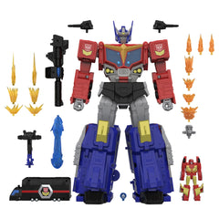 Transformers The Thirteen Star Optimus Prime figure in heroic robot form for dynamic poses.
