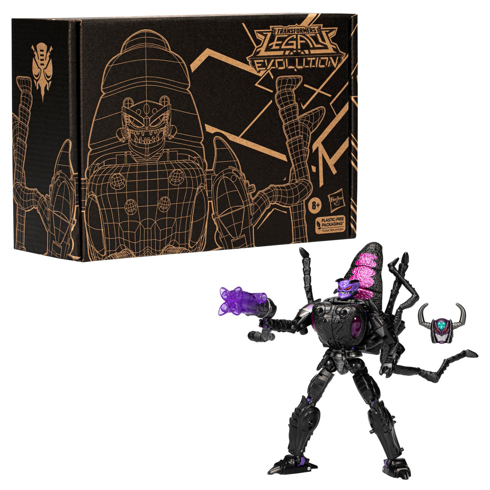 Transformers Antagony blaster accessory enables action-ready posing.